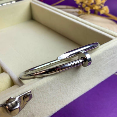 Modern Nail Bangle Bracelet